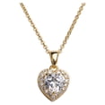 thumbnail image 2 of Collar para Mujer de Corazón LuckyLy, Cristal y Zirconia Cúbica, Modelo Adora dorado UNITALLA, 2 of 8