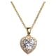 thumbnail image 2 of Collar para Mujer de Corazón LuckyLy, Cristal y Zirconia Cúbica, Modelo Adora dorado UNITALLA, 2 of 8