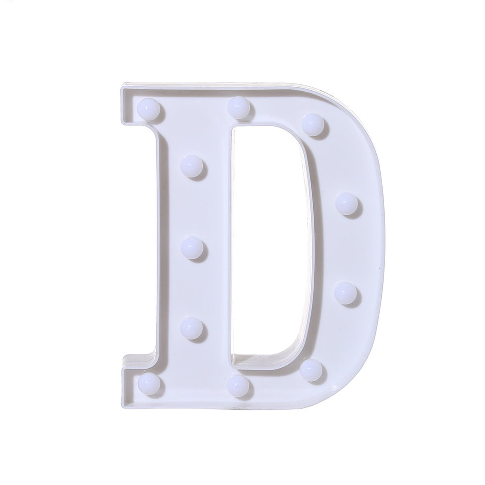 Details about   3D LED Letter Alphabet Lights Warm Light Up Letters Standing Hanging A to Z ✿ 