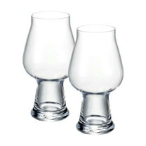 Luigi Bormioli Birrateque Stout Beer Glasses - Set of 2, Clear