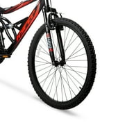 Hyper Bicycles 26 Shocker Mountain Bike, Adult Ages 14+, Black/Red