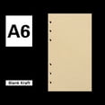 thumbnail image 2 of SEIWEI 80Pcs A5/A6 Refill Paper Thick Refillable Paper 6 Ring Binder Loose-Leaf Design, 2 of 7