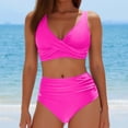 thumbnail image 2 of Women Retro Sexy High Waisted Bathing Suit Racerback Bikini Swimsuits, 2 of 2