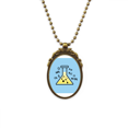 thumbnail image 1 of Equation Animation Responding Checal Antique Necklace Vintage Bead Pendant Keychain, 1 of 3