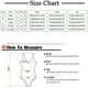thumbnail image 3 of Acyse Womens Bikinis for Summer Clearance Juniors Fashion Cute Deep V Mesh Splicing Belly Thin Piece Swimsuit, 3 of 4