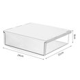 thumbnail image 1 of Caja de almacenamiento debajo de la mesa, cajón oculto, caja de acabado sin perforaciones, caja de almacenamiento de cajón pequeño para escritorio de dormitorio, 1 of 6