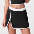 thumbnail image 3 of LIaqionyy Tennis Skirts for Womens High Waisted Side Slit Skorts Workout Running Fashion Lightweight Skirt, 3 of 6