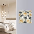 thumbnail image 4 of Yayeee Toggle Light Switch Wall Plate 2-Gang 4.56"x4.48" Decorative Outlet Cover, Black Palm Trees Pattern, 4 of 7
