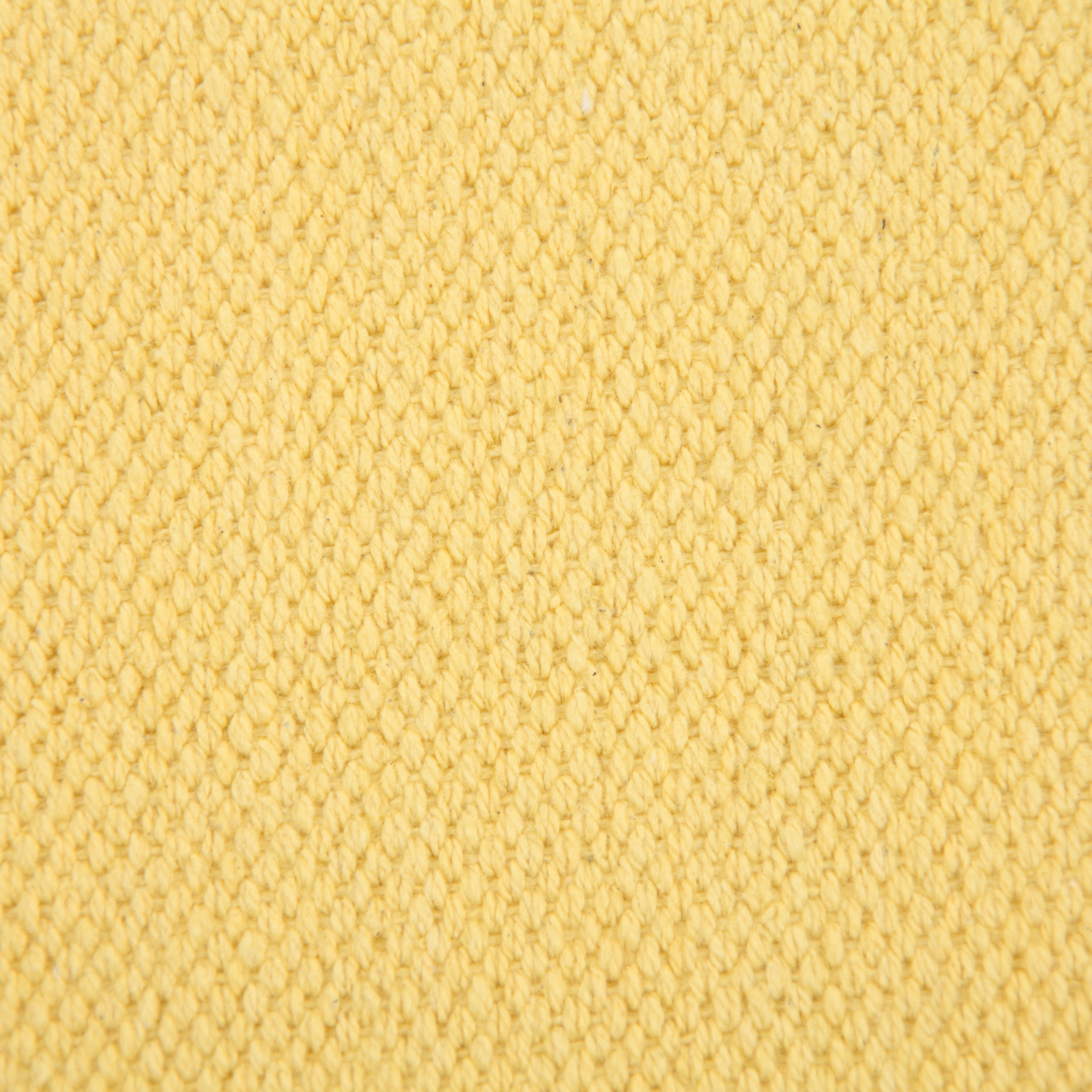 Harlow Hill David 20" x 20" Striped Cotton Adult Decorative Feather Filled Pillow, Yellow/White