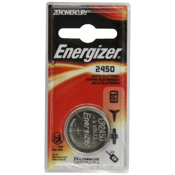 Energizer CR2450 ECR2450 CR 2450 3V Lithium Coin Cell Button Battery
