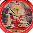 thumbnail image 5 of Joy The Cat Don't Do Perky Bright Red 6 x 5 Metal Wacky Waker Alarm Clock, 5 of 6