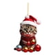 thumbnail image 2 of Navidad Lindo Gato Adornos Acrílico Coche Decoraciones (A), 2 of 2