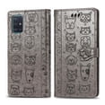 thumbnail image 1 of Funda Cartera FOXDOCK para Samsung Galaxy A71 5G , Flip PU con Relieve de Gatos y Perros, Tarjetero y Soporte, 1 of 6