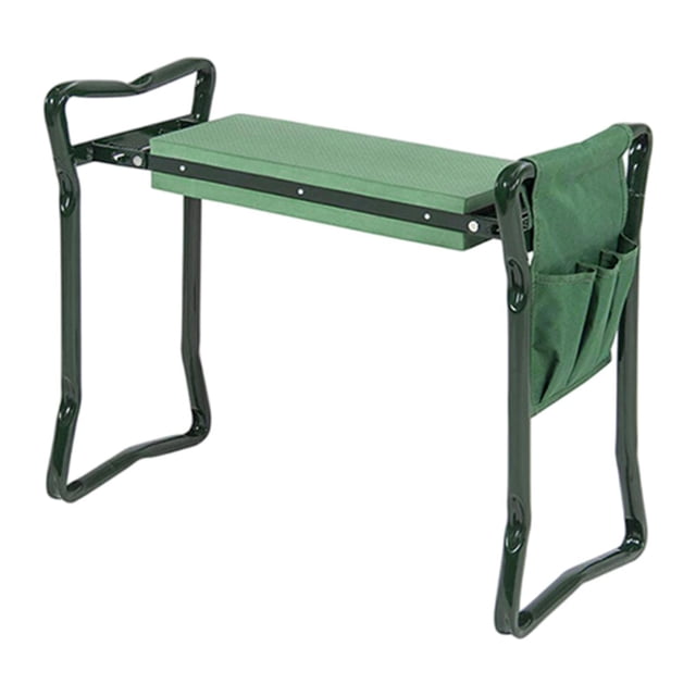 Banco plegable para arrodillarse en el jardín con bolsa para herramientas, taburete para jardinería y césped Con 1 bolsa