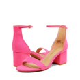 thumbnail image 2 of Sandalia DREAM PAIRS Tacón Bajo Ancho Fucsia Talla 7.5W, 2 of 4