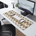 thumbnail image 2 of Long Mouse Pads for Desk,Colorful Geometric Chevron Pattern Desk Mats on Top Of Desks, Desk Mouse Pad Extra Large with 3mm Non-Slip Base and Stitched Edge for Gaming,Office,Work,Home 31.5"x11.8", 2 of 6