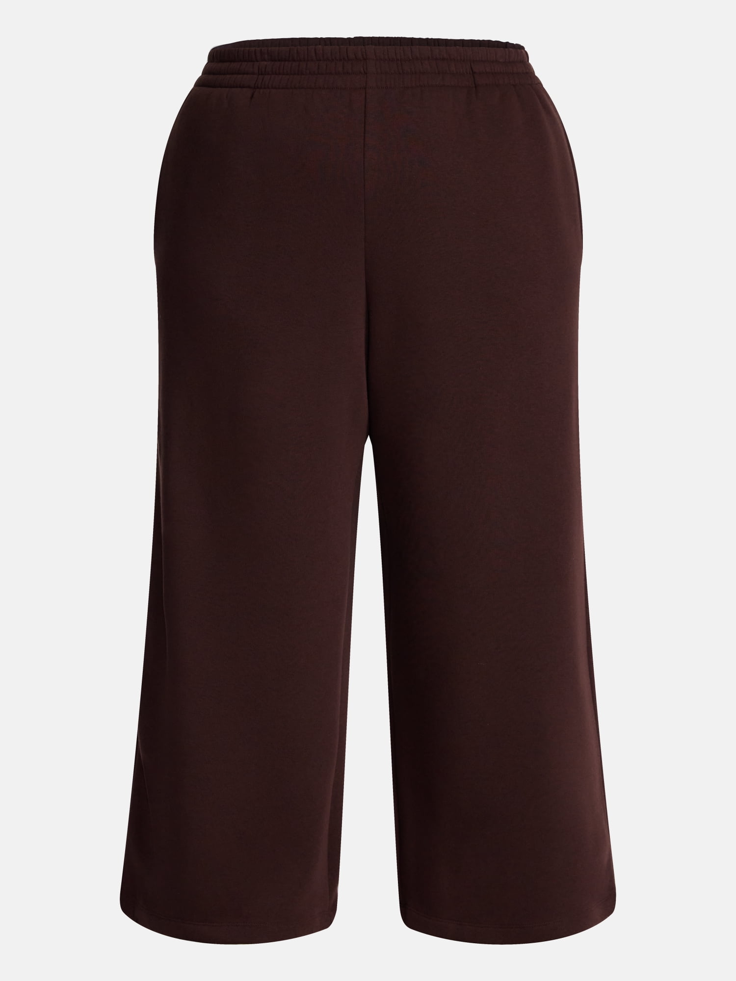 Terra & Sky Women's Plus Fleece Wide Leg Sweatpants, Sizes 0X-5X