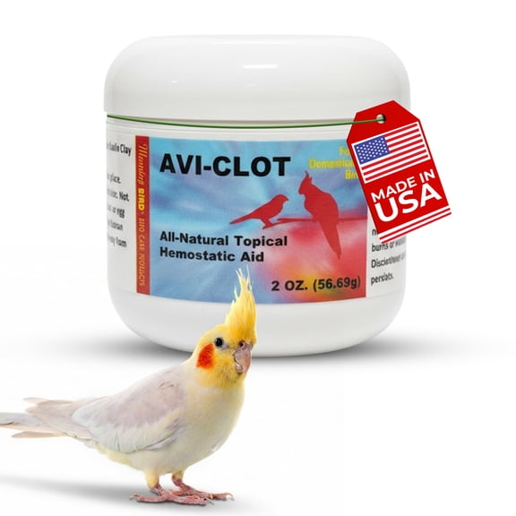 Morning Bird AVI-CLOT 2 Oz – Fast Bleeding Control for Cuts, Quick Stop Bleeding Powder for Dogs, Small Pets & Over-Trimmed Nail– Blood Clotting Powder for Wound Healing