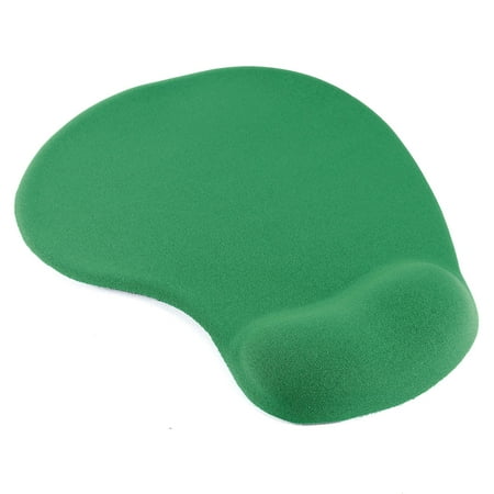 Notebook Dark Green Gel Comfort Wrist Rest Cushion Anti Slip Mouse Mice Pad Mat