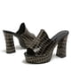 thumbnail image 5 of Amzcrzy Zapatos de mujer,Zapatos de mujer,Zapatillas de mujer, Zapatillas de verano para mujer, de tacón alto y grueso, con boca de pez, de color liso Sandalias Mujer Zapatillas De Casa, 5 of 5