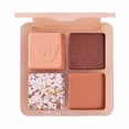 thumbnail image 2 of 4 Color Pearlescent Eyeshadow Multicolored Earth Colored Pearlescent Eyeshadow Blendable Ultra Pigmented Easy To Apply, Makeup Eye Shadow, 2 of 7