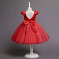 thumbnail image 5 of SDJMa Girls Baby Long Skirt Solid Princess Bowknot Performance Dress Skirt Dress, 5 of 6