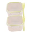 thumbnail image 4 of OFFIGAM 2Pcs Freezer Safe Food Containers with Airtight Lids for Leftover Pizza and Soup Storage, 4 of 8