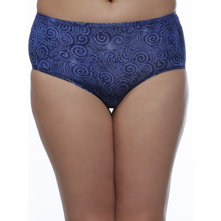 

Jockey Women s Smooth & Radiant Modern Brief Lace Swirl Navy 10