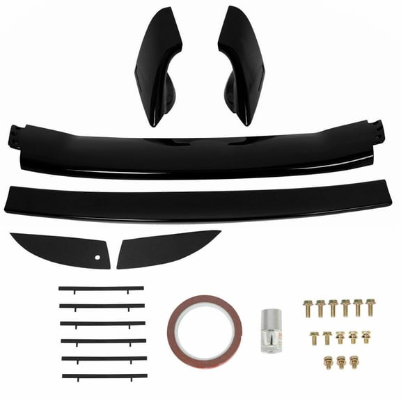 Suitable for Glossy Black Pre-Painted Trunk Spoiler for 2006-2011 Honda Civic - ABS Rear Boot Lip Wing Replacement