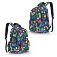 thumbnail image 2 of DISNIMO School Backpack for Kids Dinosaur Print 17 Inch Lightweight Bookbag with Padded Shoulder Straps Primary Middle School Bag Casual Daypack, 2 of 7