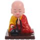 thumbnail image 1 of Solar Powered Shaking Head Buddhist Monk Figurines Car Dashboard Decorations, 1 of 3