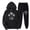 A-Black, variant on SwiftWear Women 2 Piece Hoodie Sweatshirts Set Dandelion Hoodie and Sweatpants Matching Sets 2024 Fall Outfits Black S