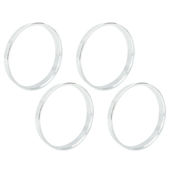 4 Pcs 73.1 mm to 70.3 mm Aluminium Alloy Car Hub Centric Rings Wheel Bore Spacer