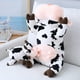 thumbnail image 3 of Vaca de peluche, suave almohada de vaca, regalo para niños, adorable vaca de peluche, peluche de granja, almohada de peluche de vaca blanca y negra con lunares., 3 of 5