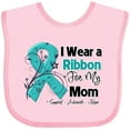 thumbnail image 3 of Inktastic Mom Ovarian Cancer Ribbon Boys or Girls Baby Bib, 3 of 4