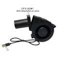 thumbnail image 4 of Sinyiin Dense Plastic Air Blower For Outdoor Barbecue Fire Starting Flue Starter Photovoltaic Power Consistent, 4 of 5