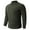 Army Green, variant on Thermal Underwear for Men Long Sleeve Thermal Shirts Fleece Lined Crew Neck Base Layer Thermal Underwear Top