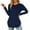 Blue, variant on LIaqionyy Women's Plaid Tops Long Sleeve Crew Neck Business Casual Pullover Loose Fashion Fall Outfits Clothes