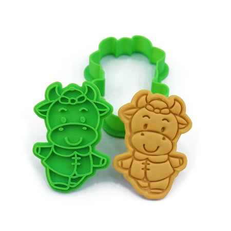 

Cartoon Cookie Cutters 3D Pressable Biscuit Mold Cookie Stamp Baking Pastry Tool
