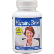 Ridgecrest Herbals Migraine Relief, Vegetarian Capsules, 60 CT