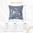 thumbnail image 4 of Bingfone Decorative Pillow Covers 20"X20" Watercolor Flowers Butterfly Couch Pillow Cases Modern Farmhouse Covers For Couch Sofa Bed, 4 of 9