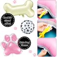 thumbnail image 3 of 46 piezas de decoración de globos con temática de perro que incluyen 3 globos de lámina de hueso, 3 globos de helio con estampado de patas de perro, 40 globos de látex con estampado de patas de p, 3 of 5