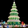 thumbnail image 2 of Decoración navideña gigante para vacaciones americanas, iluminación exterior, árbol de Navidad para calle, faroles de seda, marco de acero, 2 of 4