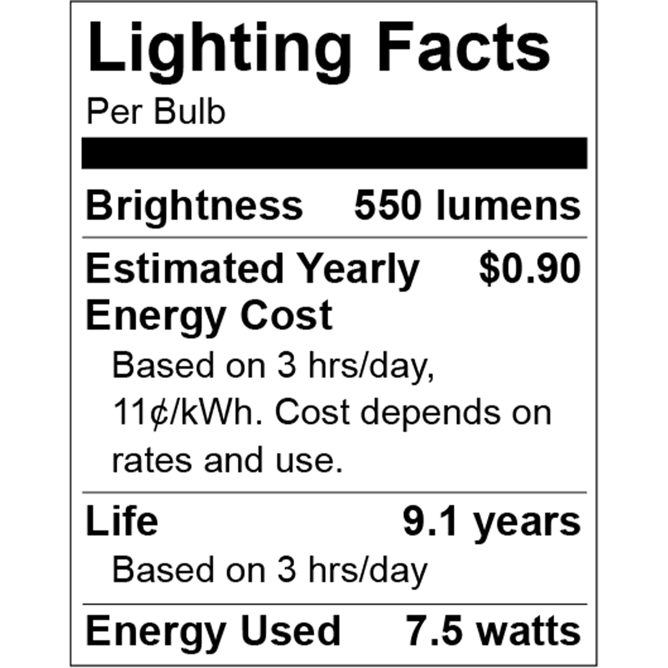 (4 pack) Great Value A19 LED 7.5W (60W Equivalent) E26 Medium Base Pink Light Bulbs, 2 Pack