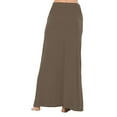 thumbnail image 5 of Sweet Hearts Maxi Skirt for Women- Foldover High Waist Long Flare A-Line Skirt Maxi Dress XS-XL Made in USA (BlackMocha, Large), 5 of 6