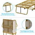 thumbnail image 2 of BALUS Folding Bed with Mattress, 75" x 38" Rollaway Bed Twin Size Bed Frame, Foldable Cot Guest Bed for Adults, Headboard, 2 of 7