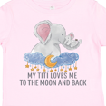 thumbnail image 4 of Inktastic My Titi Love Me to the Moon and Back Boys or Girls Toddler T-Shirt, 4 of 5