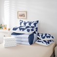 thumbnail image 4 of Erosebridal Abstract Geometric Bedding Queen Size,Mid Century Comforter Sets with Sheets,Abstract Artwork Bedding Sets Queen Size,Breathable Male Room Decor,Reversible,7 Pieces, 4 of 5