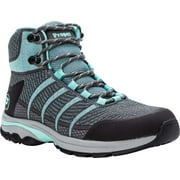 Women's Propet Pomona Hiking Boot Grey/Mint Knit Mesh