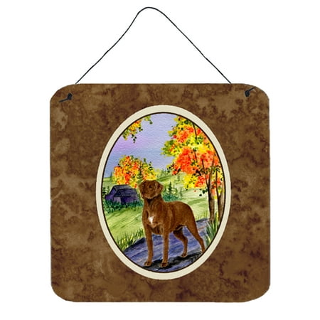 - Chesapeake Bay Retriever Aluminium Metal Wall or Door Hanging Prints